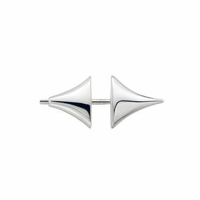Shaun Leane Rose Thorn Single Sterling Silver Medium Bar Earring