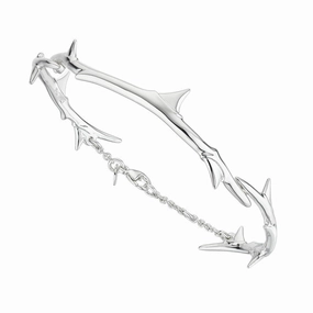 Shaun Leane Rose Thorn Sterling Silver Linked Bracelet