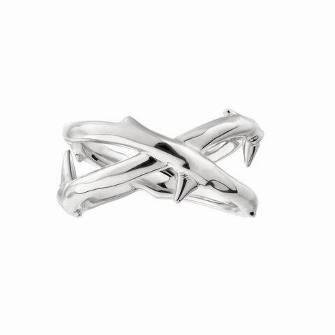 Shaun Leane Rose Thorn Sterling Silver Wide Ring