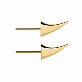 Shaun Leane Rose Thorn Swerve 18ct Yellow Gold Plated Sterling Silver Extra Large Stud Earrings