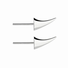 Shaun Leane Rose Thorn Swerve Sterling Silver Extra Large Stud Earrings