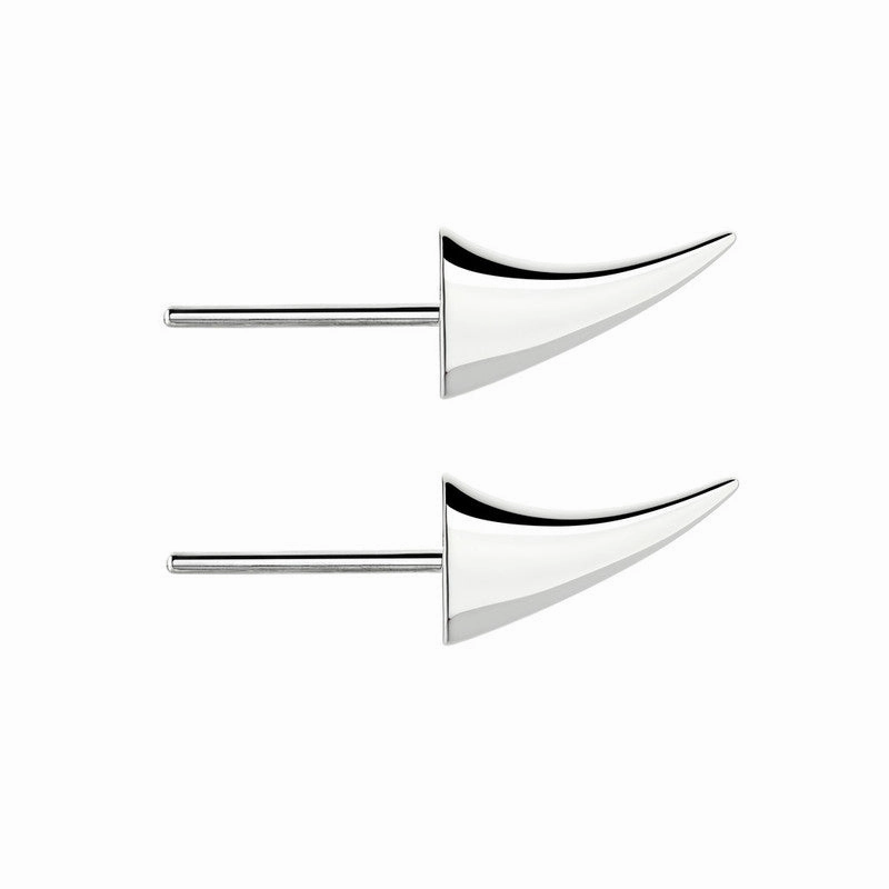 Shaun Leane Rose Thorn Swerve Sterling Silver Extra Large Stud Earrings