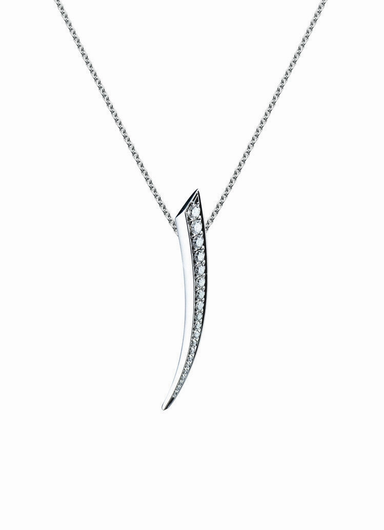 Shaun Leane Sabre 18ct White Gold 0.40ct Diamond Mini Necklace