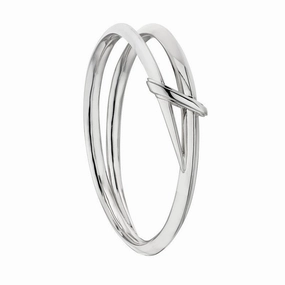 Shaun Leane Sabre Deco Sterling Silver Twist Bangle