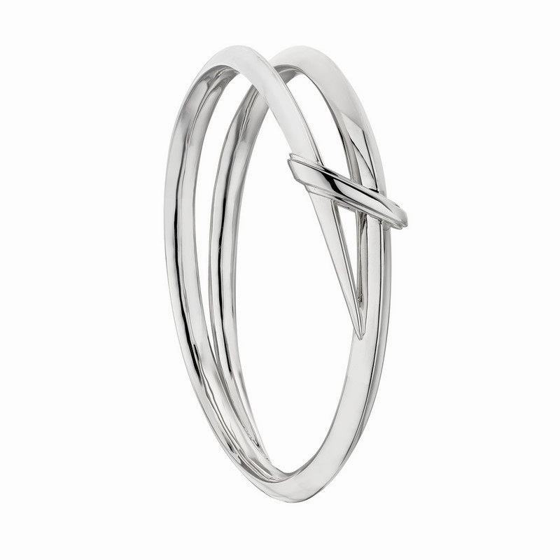 Shaun Leane Sabre Deco Sterling Silver Twist Bangle