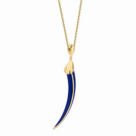 Shaun Leane Sabre Solis 18ct Yellow Gold Vermeil Sterling Silver Atlantic Ceramic Necklace