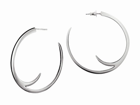 Shaun Leane Sabre Sterling Silver Cat Claw Statement Hoop Earrings