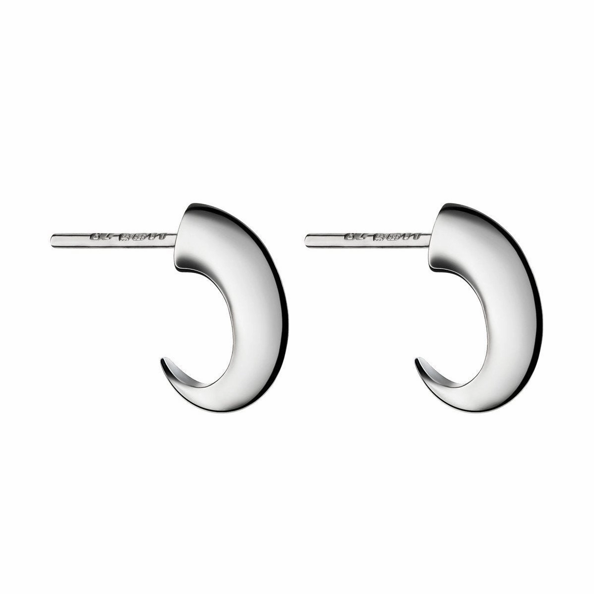 Shaun Leane Sabre Sterling Silver Small Cat Claw Hoop Earrings