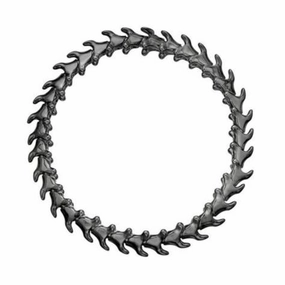 Shaun Leane Serpent Trace Sterling Silver Black Rhodium Slim Bracelet