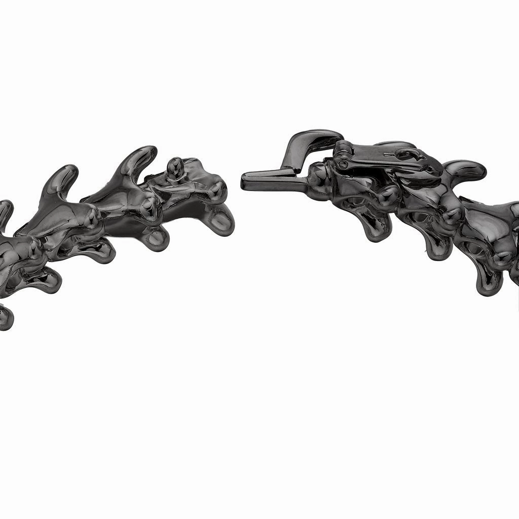 Shaun Leane Serpent Trace Sterling Silver Black Rhodium Slim Bracelet