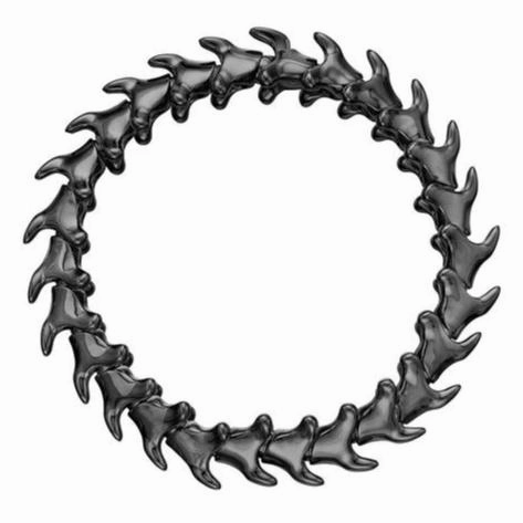 Shaun Leane Serpent Trace Sterling Silver Black Rhodium Wide Bracelet