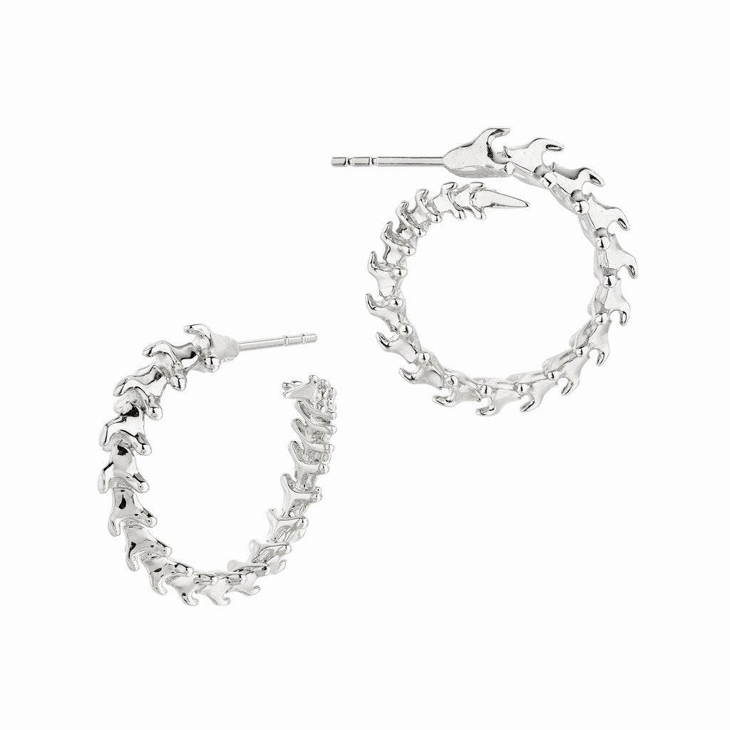 Shaun Leane Serpent Trace Sterling Silver Mini Hoop Earrings