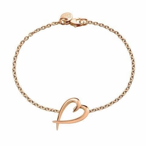 Shaun Leane Signature 18ct Rose Gold Plated Sterling Silver Heart Bracelet D