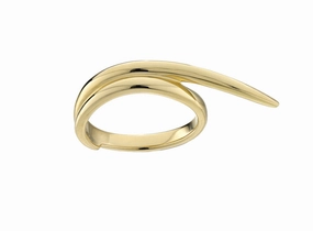 Shaun Leane Yellow Gold Vermeil Feather Wrap Ring