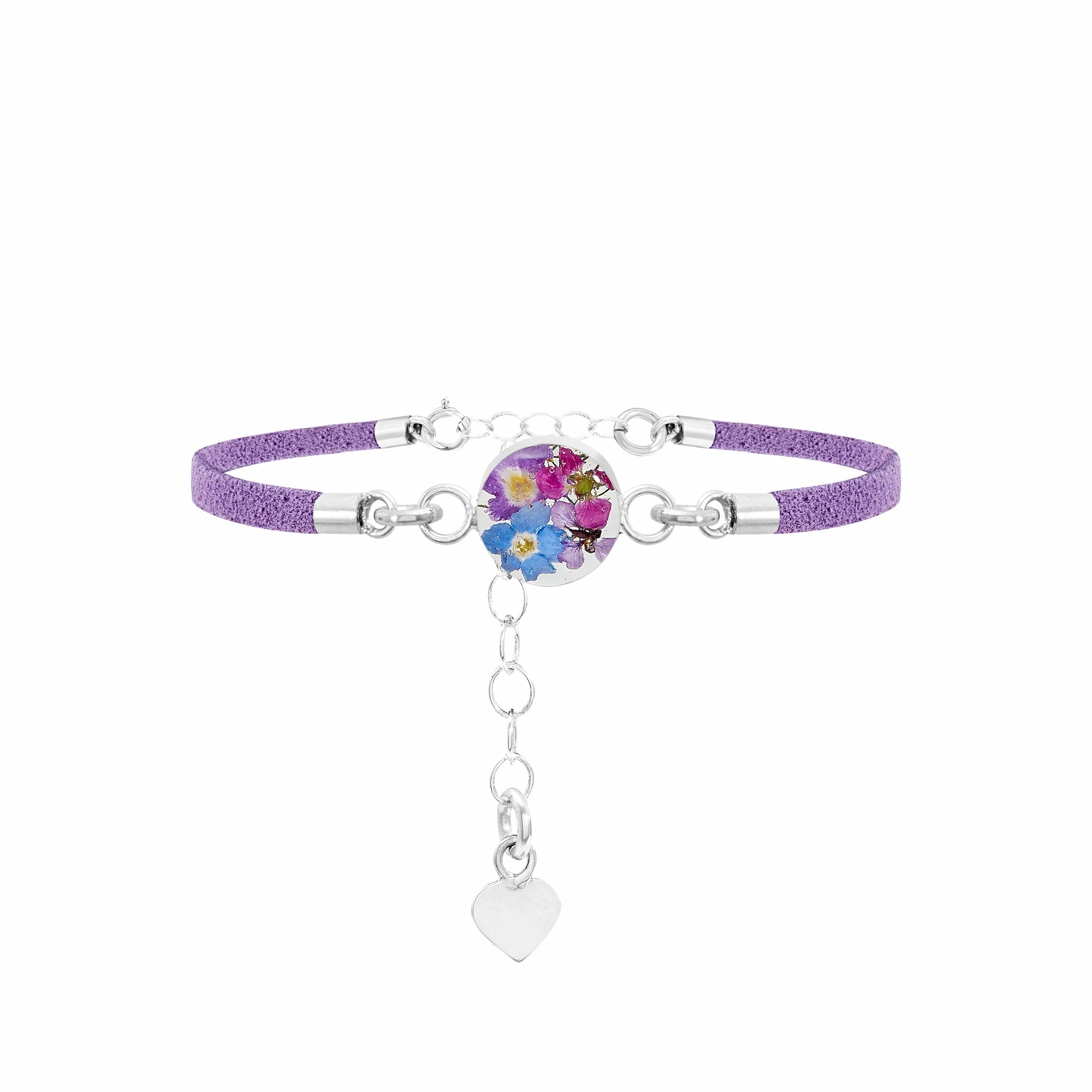Shrieking Violet Sterling Silver Purple Haze Round Bracelet