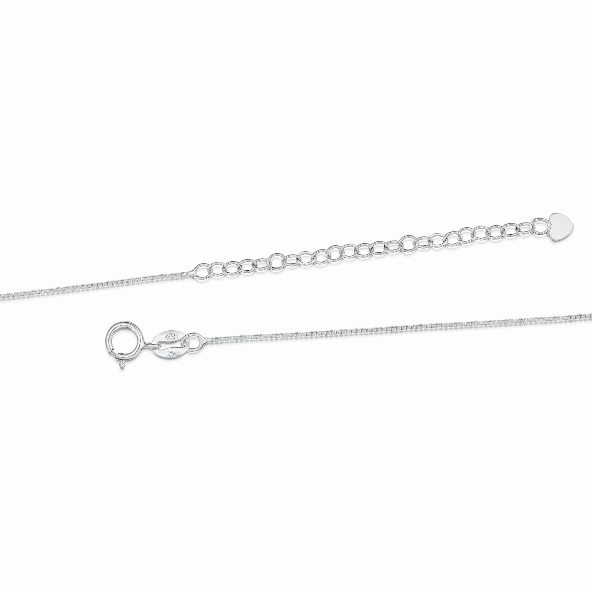 Shrieking Violet Sterling Silver Round Mixed Flower Necklace