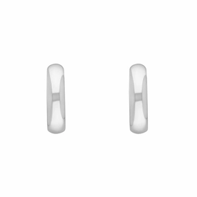 Sterling Silver 14mm Hoop Earrings