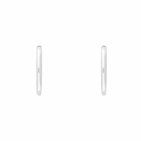 Sterling Silver 19mm Hoop Earrings