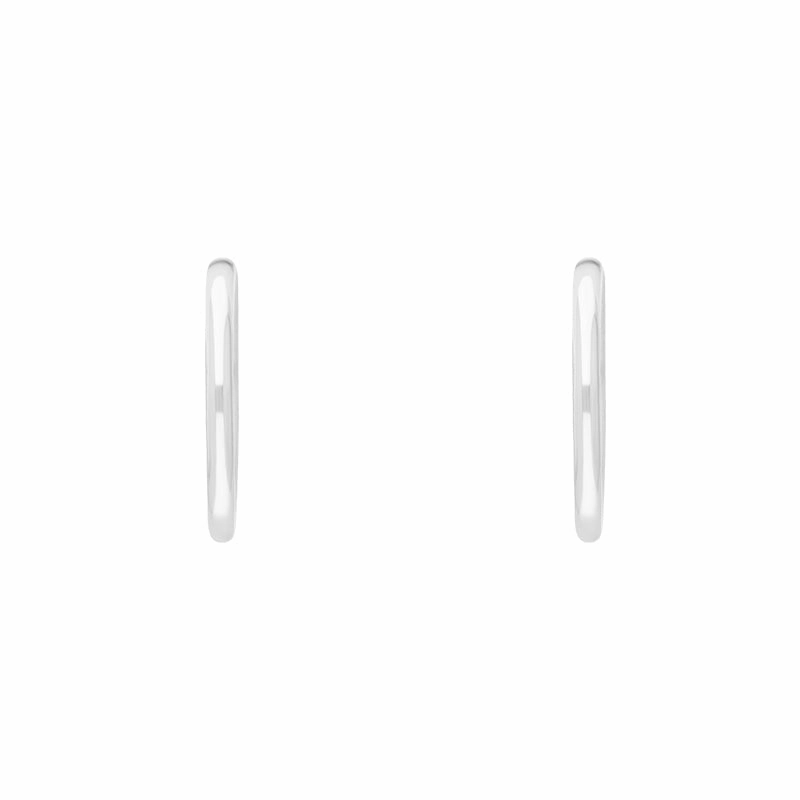 Sterling Silver 19mm Hoop Earrings