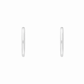 Sterling Silver 19mm Round Hoop Earrings