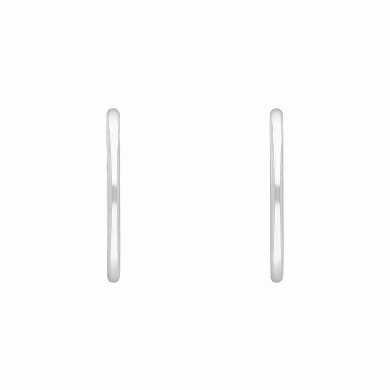 Sterling Silver 24mm Hoop Earrings