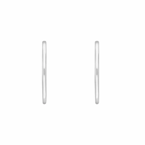 Sterling Silver 30mm Hoop Earrings