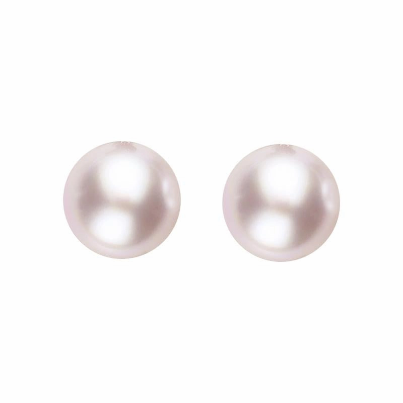 Sterling Silver 4mm Pink Freshwater Pearl Stud Earrings