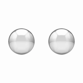 Sterling Silver 6mm Ball Stud Earrings