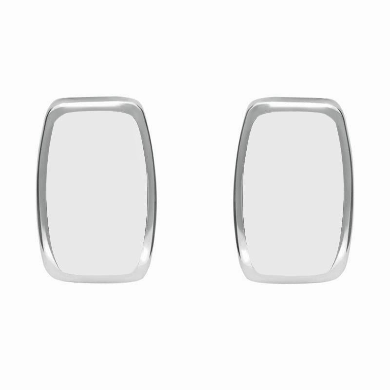 Sterling Silver Bauxite Dinky Barrel Stud Earrings