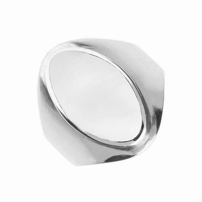 Sterling Silver Bauxite Oval Ring