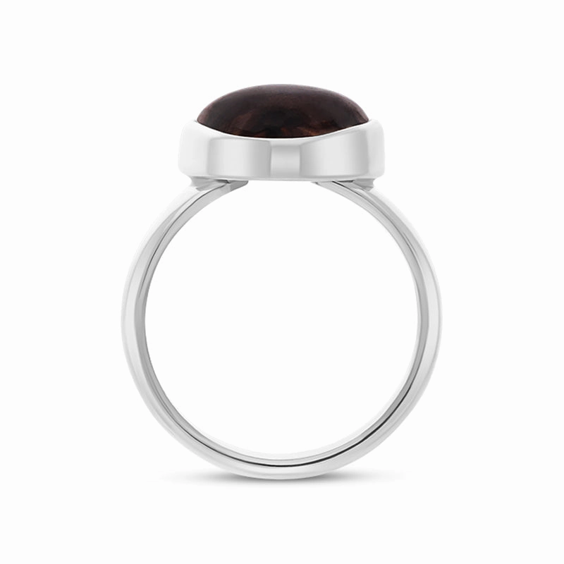 Sterling Silver Blue John Pear Ring D
