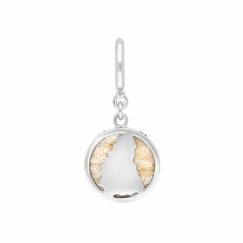 Sterling Silver Coquina Barbados Loop Charm
