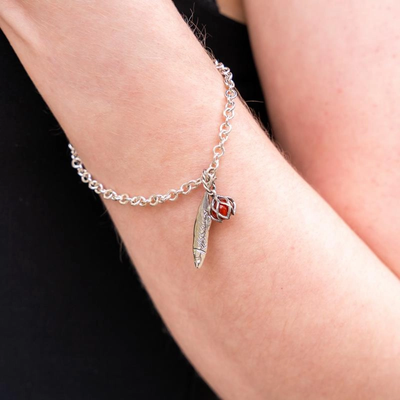 Sterling Silver Emma Stothard Silver Darling Charm Bracelet