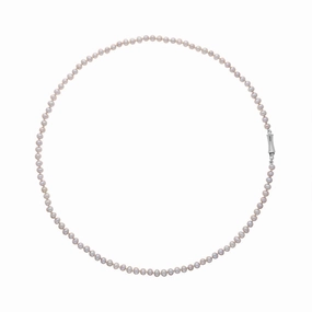 Sterling Silver Freshwater Pearl Necklace D