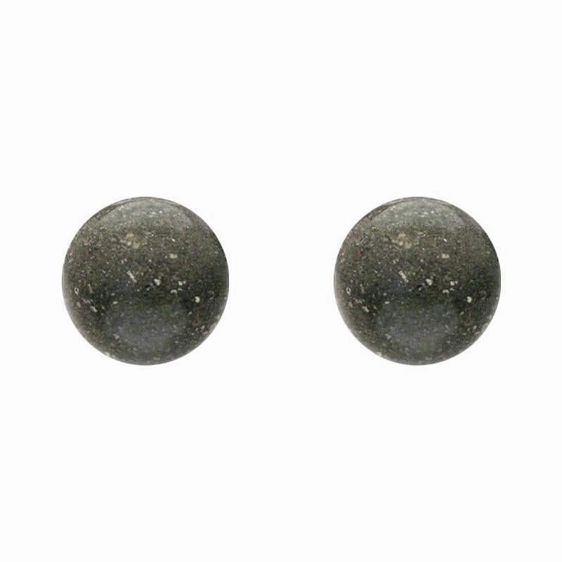 Sterling Silver Preseli Bluestone 8mm Ball Stud Earrings
