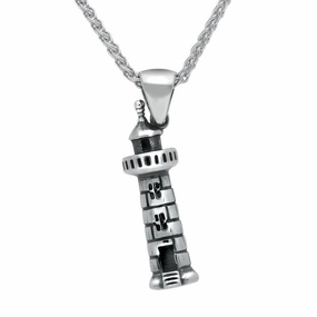 Sterling Silver Regatta Lighthouse Necklace.