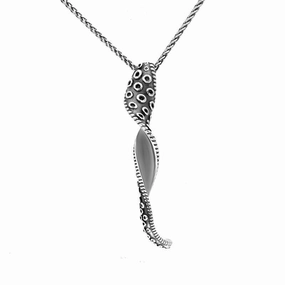 Sterling Silver Tentacle Twist Necklace