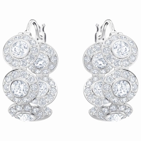Swarovski Angelic White Hoop Earrings