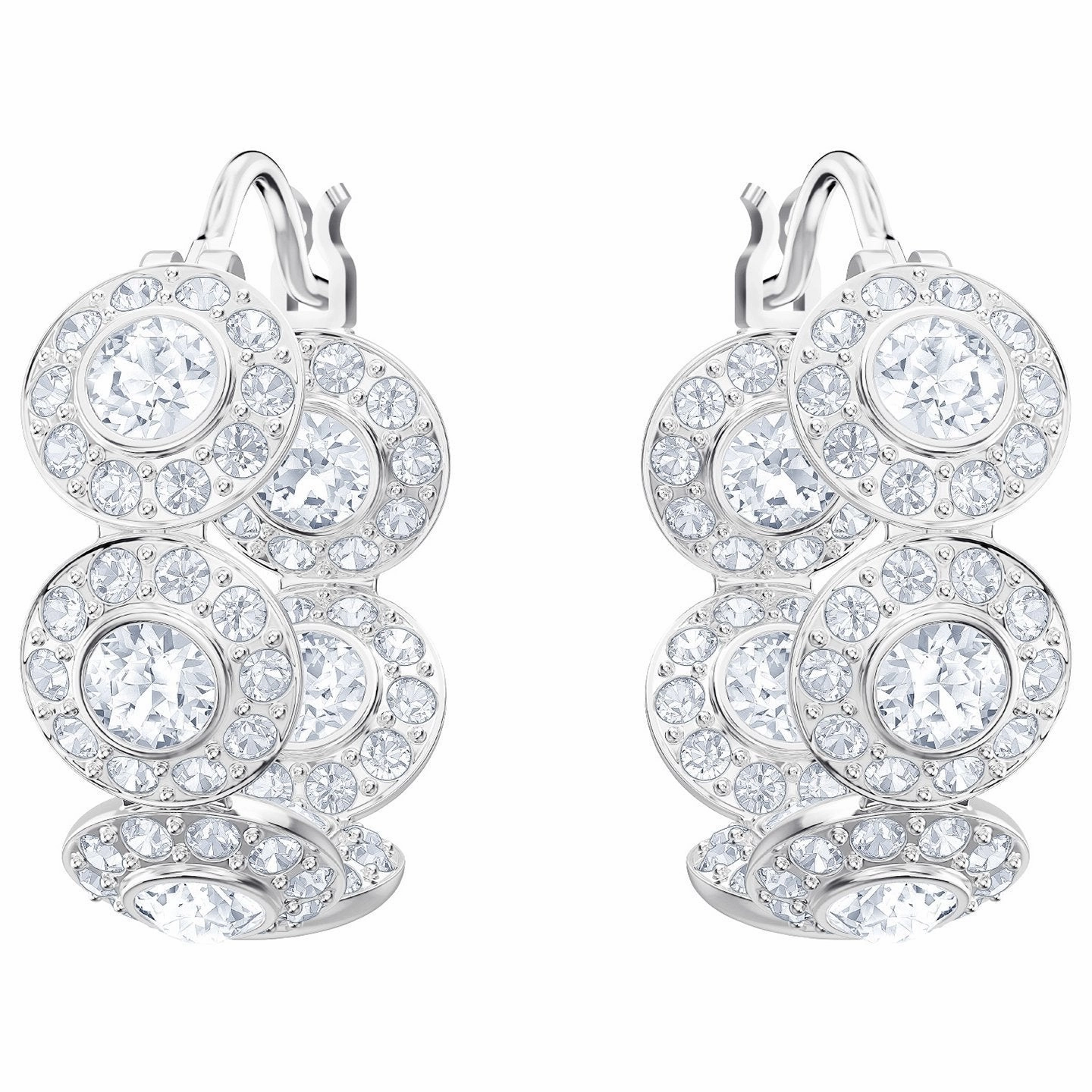 Swarovski Angelic White Hoop Earrings