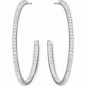 Swarovski Earrings Vi Hoop Pierced Earrings