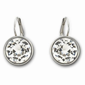 Swarovski Rhodium White Crystal Bella Earrings