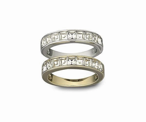 Swarovski Ring Pave Double Honesty