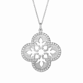 Sylva Cubic Zirconia Flower Necklace