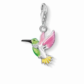 Thomas Sabo Charm Club Sterling Silver Colourful Hummingbird Charm