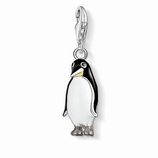 Thomas Sabo Charm Club Sterling Silver Enamel Penguin Charm D