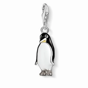 Thomas Sabo Charm Club Sterling Silver Enamel Penguin Charm D