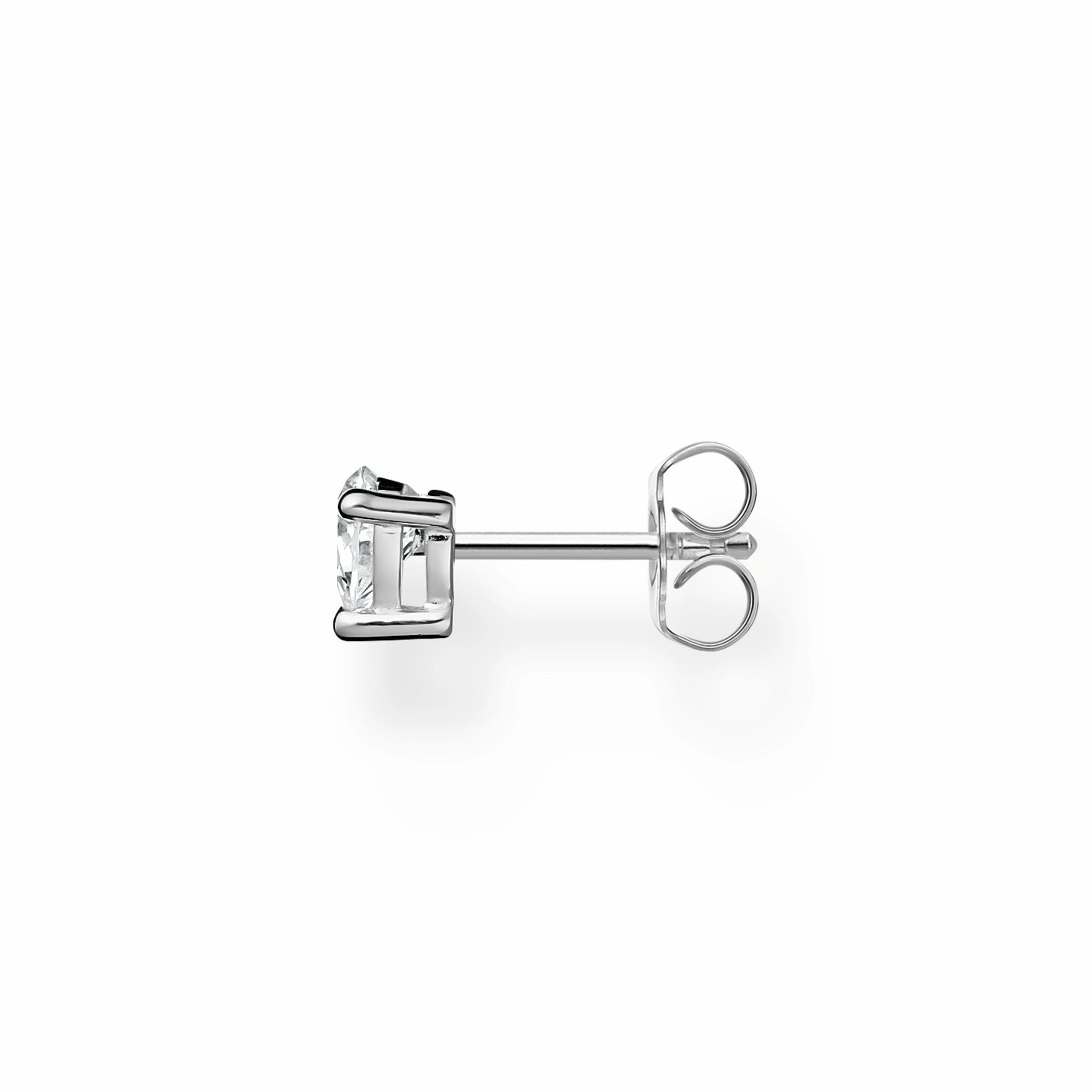 Thomas Sabo Charm Club Sterling Silver Heart Single Ear Stud