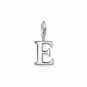 Thomas Sabo Charm Club Sterling Silver Letter E Charm D