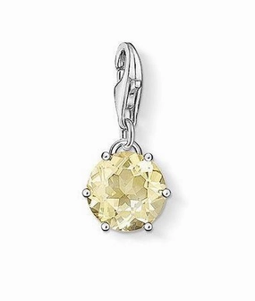 Thomas Sabo Charm Club Sterling Silver Quartz November Birthstone Charm