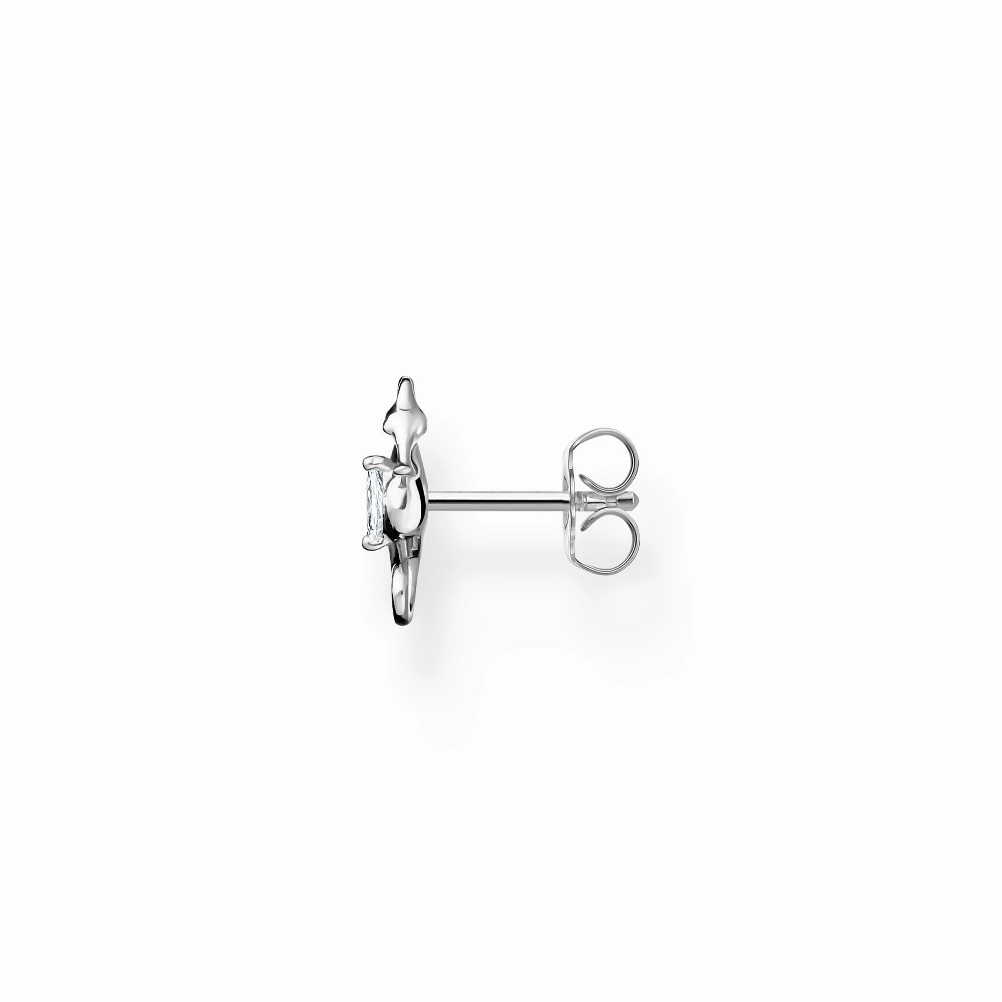 Thomas Sabo Charm Club Sterling Silver Seahorse Single Ear Stud